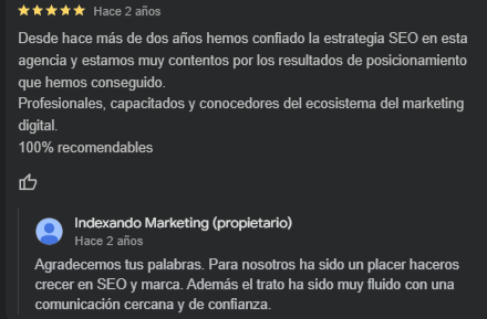 Responder a reseñas de Google