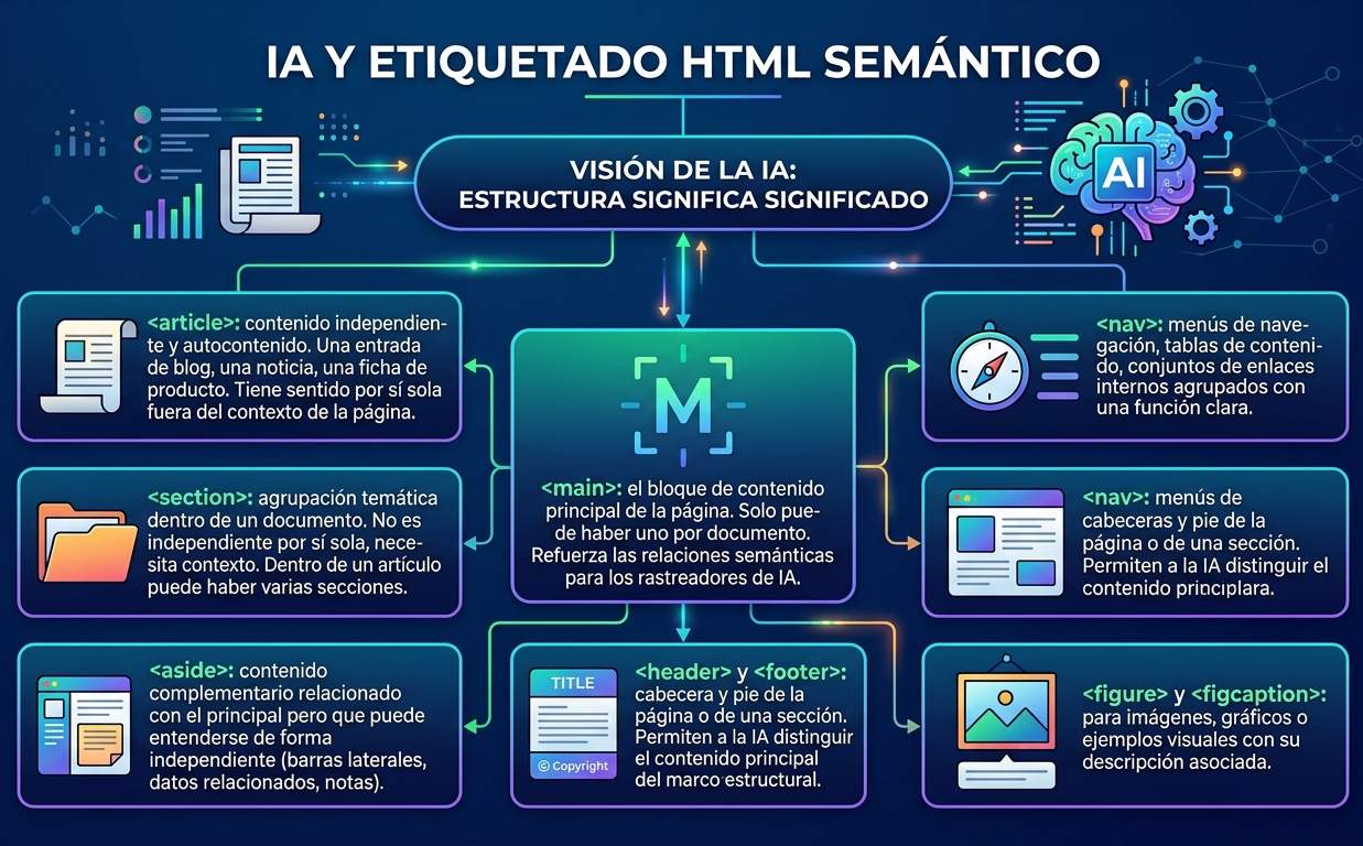 Etiquetado HTML para IA