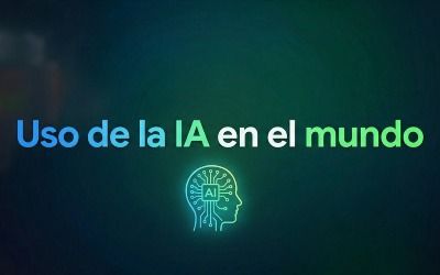 Estudio del uso de la IA en el mundo por países y sectores
